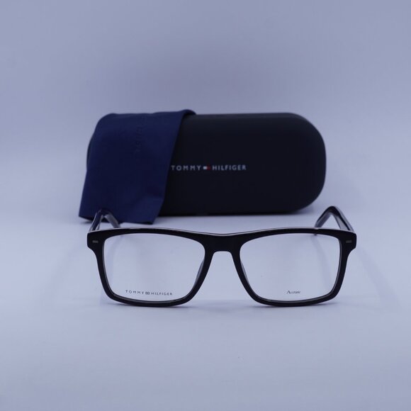 Tommy Hilfiger TH 1770 0PJP 00 Rectangle Eyeglasses – Blue 55mm - Picture 3 of 11
